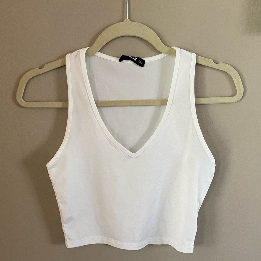 White tank top